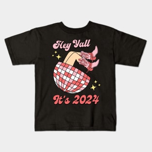 Hey Yall It's 2024 Kids T-Shirt